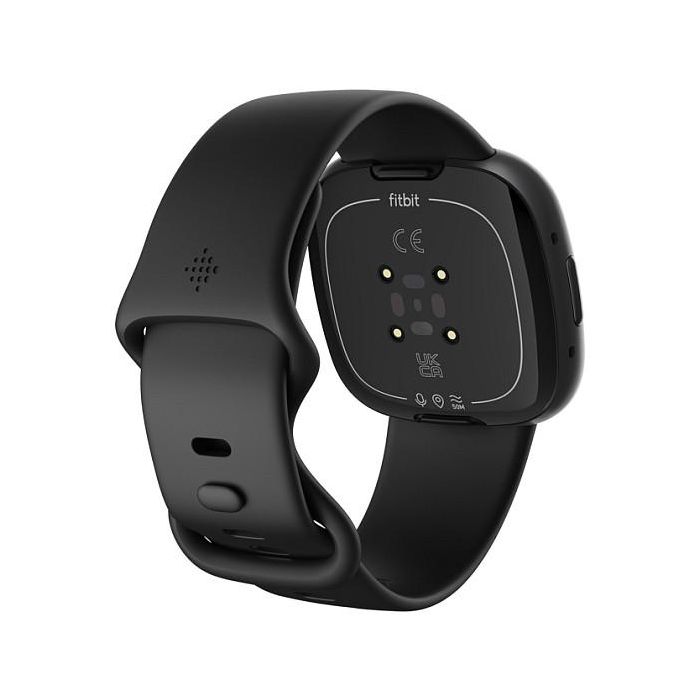 Fitbit Versa 4 Graphite Smartwatch con GPS y Pantalla Táctil