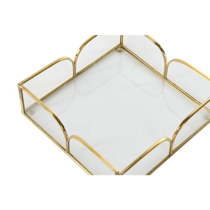 Joyero Glam DKD Home Decor Dorado 16 x 5.3 x 16 cm 1 Joyero Glam DKD Home Decor Dorado 16 x 5.3 x 16 cm 1
