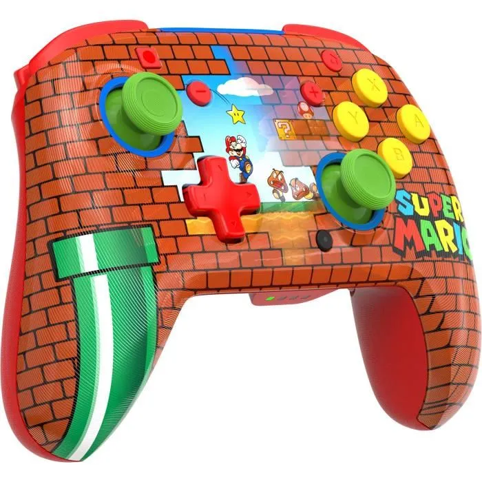 Turtle Beach Mando Inalámbrico para Nintendo Switch - Rematch Mario Bricks - Rojo - AABPE36054 1
