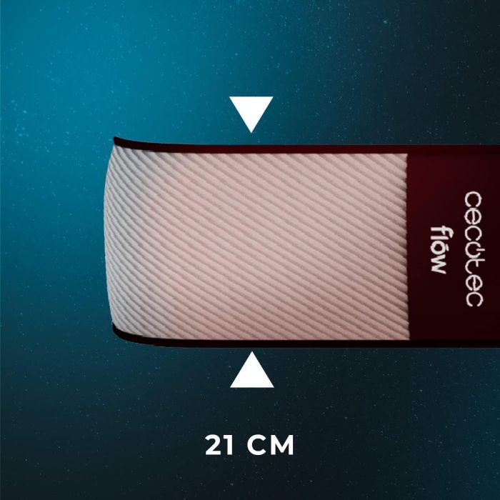 Cecotec Colchón viscoelástico Flow PureVital 1900 90x200 cm firmeza media-alta 21 cm 3 Cecotec Colchón viscoelástico Flow PureVital 1900 90x200 cm firmeza media-alta 21 cm 3