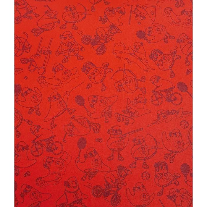 Sillón Infantil Fun House Paris 2024 Olympic Games Blanco Rojo 1
