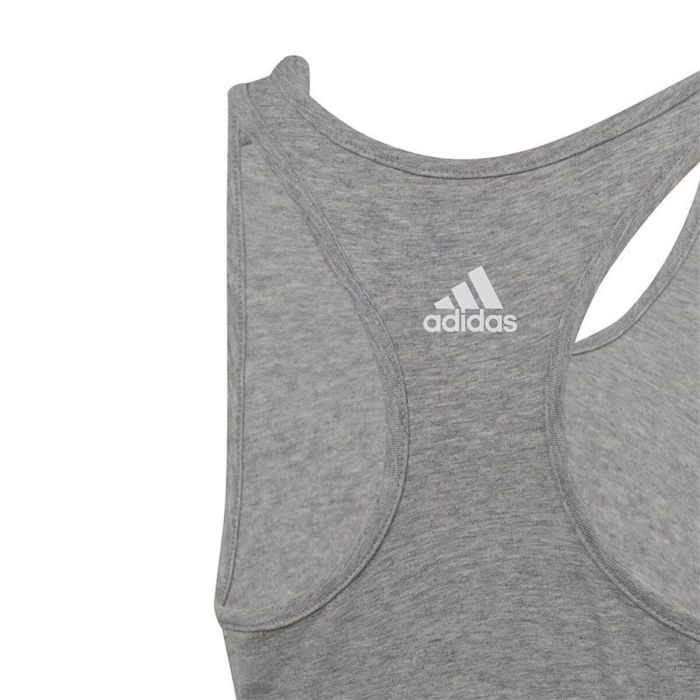 Camiseta de Tirantes Mujer Adidas Essentials Linear Logo Gris 33 Camiseta de Tirantes Mujer Adidas Essentials Linear Logo Gris 33