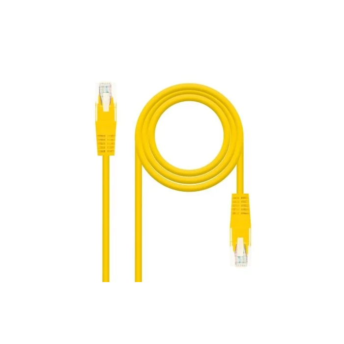 Nano Cable 10.20.0400-Y Cable de Red RJ45 UTP Cat.6 Latiguillo 0.5 metros Amarillo