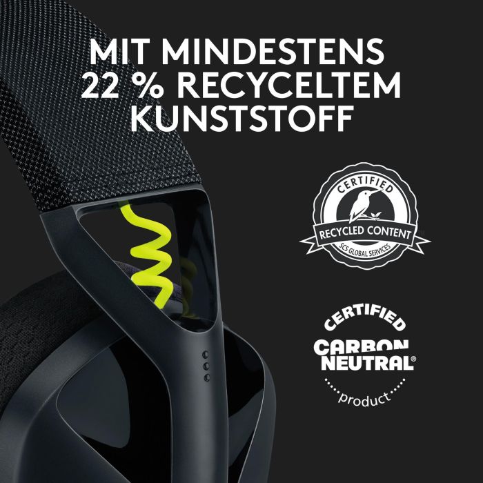 Logitech G435 Auriculares Gaming Inalámbricos LIGHTSPEED Bluetooth con Micrófono Beamforming 18h Batería 165g Negros y Amarillos 4 Logitech G435 Auriculares Gaming Inalámbricos LIGHTSPEED Bluetooth con Micrófono Beamforming 18h Batería 165g Negros y Amarillos 4