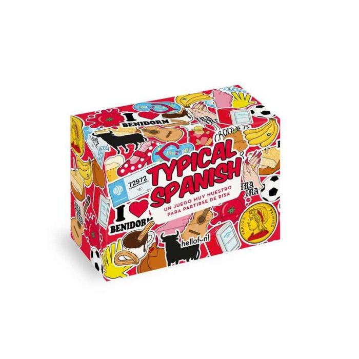 Hello Fun Juego de Mesa Typical Spanish para Partirse de Risa, ideal para +12 años, 14,8x10x7 cm Hello Fun Juego de Mesa Typical Spanish para Partirse de Risa, ideal para +12 años, 14,8x10x7 cm