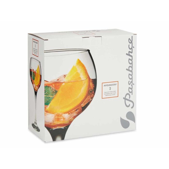 Juego 2 Copas Cubata Plus 790Ml Ambassad Pasabahce 24X25CM (6 Unidades) 2 Juego 2 Copas Cubata Plus 790Ml Ambassad Pasabahce 24X25CM (6 Unidades) 2