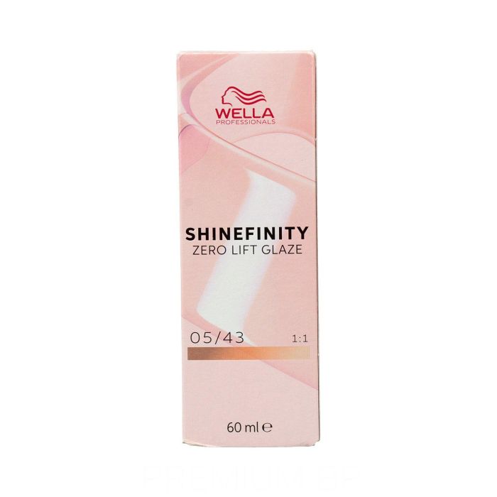 Wella Tinte Semipermanente Shinefinity 05/43 60ml - Brillo Duradero, Sin Daño ni Amoníaco