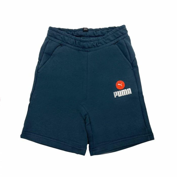 Pantalones Cortos Infantiles Puma Blank Azul oscuro 0 Pantalones Cortos Infantiles Puma Blank Azul oscuro 0