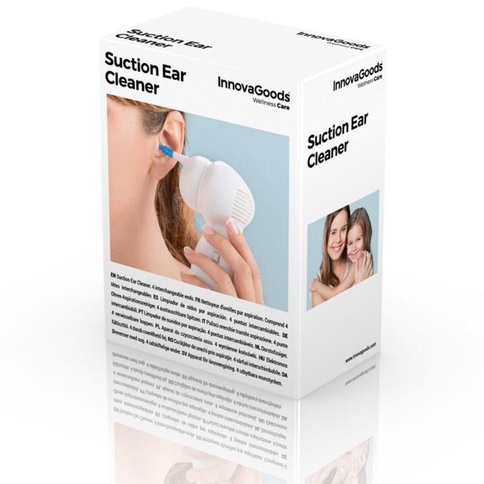 Limpiador de Oídos Eléctrico Reutilizable InnovaGoods 1 Limpiador de Oídos Eléctrico Reutilizable InnovaGoods 1
