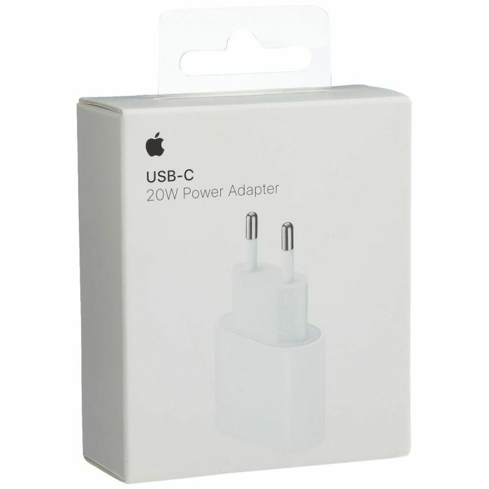 Apple Cargador USB-C 20W MHJE3ZM/A - Rápido, Compatible con iPad Pro, iPhone 8+, Blanco Apple Cargador USB-C 20W MHJE3ZM/A - Rápido, Compatible con iPad Pro, iPhone 8+, Blanco