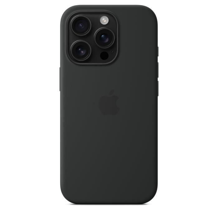 Apple iPhone 16 Pro Funda de silicona con MagSafe Negro 3 Apple iPhone 16 Pro Funda de silicona con MagSafe Negro 3