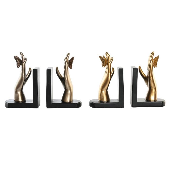 Sujetalibros DKD Home Decor 22 x 8,5 x 17 cm Resina (2 Unidades) 0 Sujetalibros DKD Home Decor 22 x 8,5 x 17 cm Resina (2 Unidades) 0