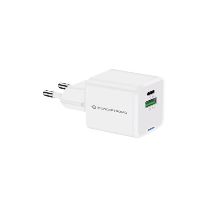 Cargador Pared Conceptronic Althea15 W 20 W Blanco Cargador Pared Conceptronic Althea15 W 20 W Blanco