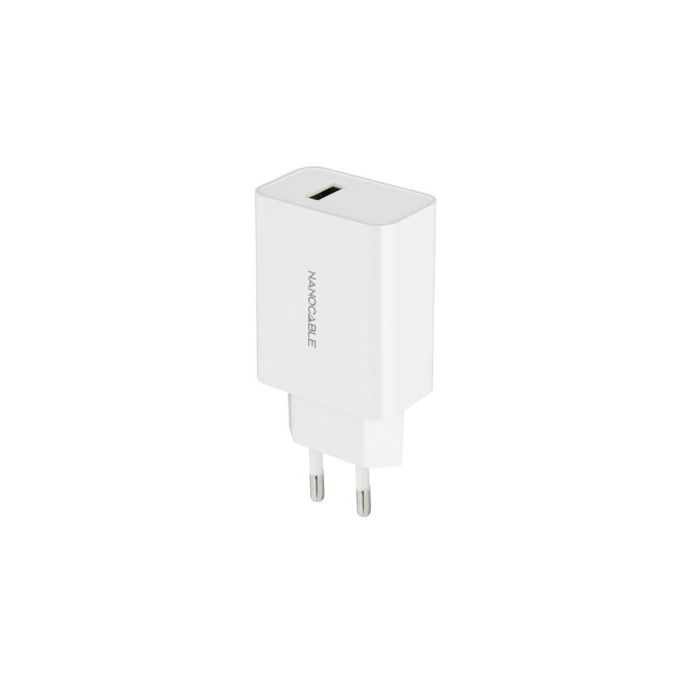 NANOCABLE Cargador USB, 5V/2.1A, Blanco 0 NANOCABLE Cargador USB, 5V/2.1A, Blanco 0