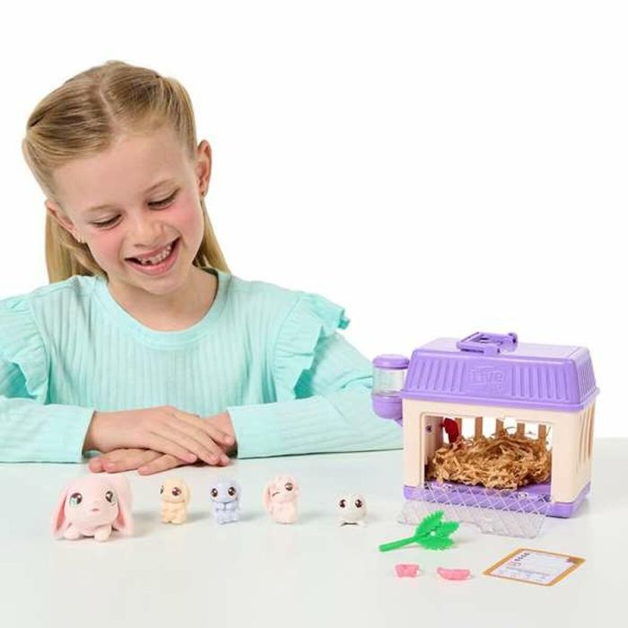 Little Live Pets Mascota Mini Mama Surprise: Juguete Interactivo con Sorpresa de Bebé, Alimenta a Mamá con Apio 9