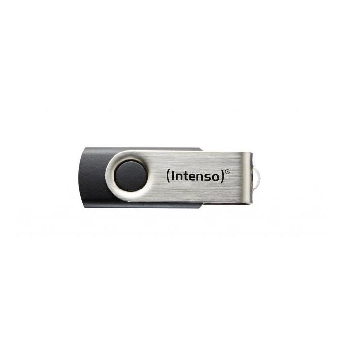 Intenso 3503490 Memoria USB 2.0 Basic 64GB Negro y Plata 1 Intenso 3503490 Memoria USB 2.0 Basic 64GB Negro y Plata 1