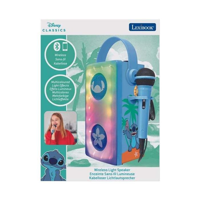 Lexibook Altavoz Infantil Stitch Bluetooth con Micrófono 20