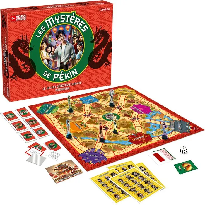 Lansay LOS MISTERIOS DE PEKÍN Juego de Mesa LAN3181860750322 a Partir de 8 Años