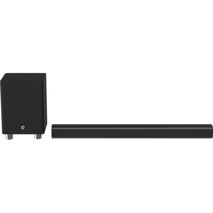 Barra de Sonido Majority K2 con Subwoofer Inalámbrico - Negro