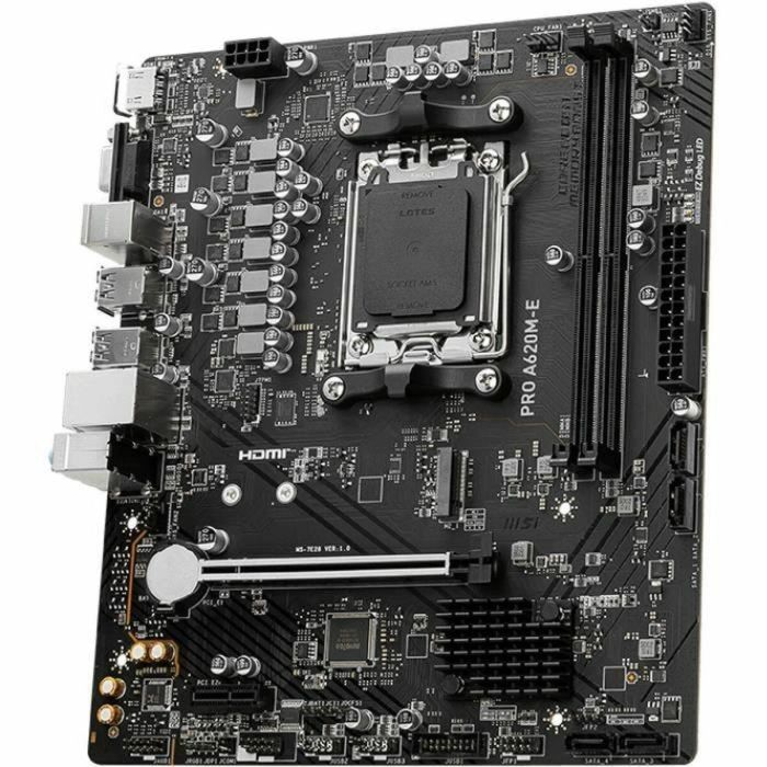 MSI Placa Base A620M-E Pro mATX AM5 3 MSI Placa Base A620M-E Pro mATX AM5 3