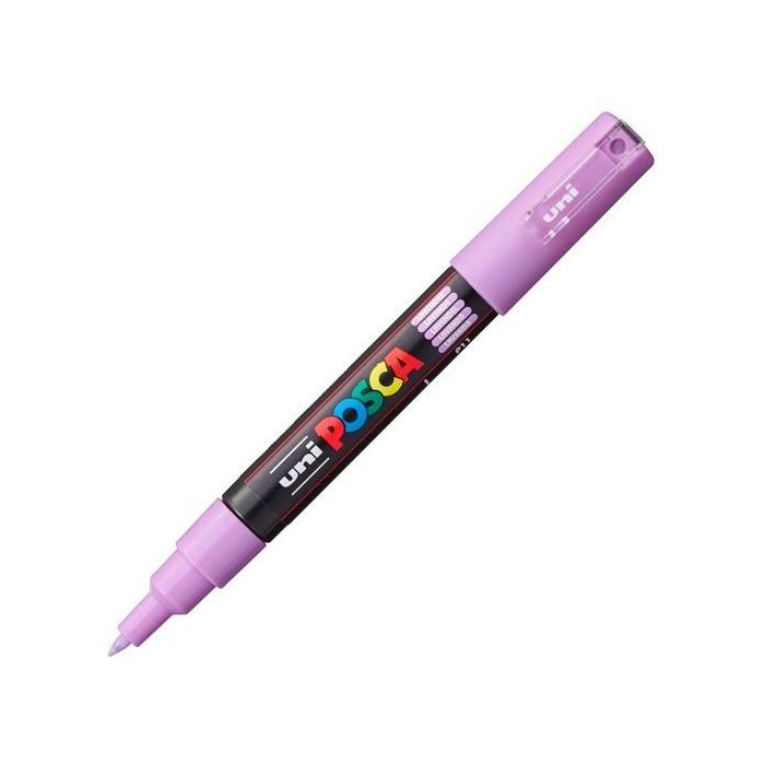 Posca Marcador Pc-1M No Permanente Punta Fina 0.7-1 mm Lavanda Posca Marcador Pc-1M No Permanente Punta Fina 0.7-1 mm Lavanda