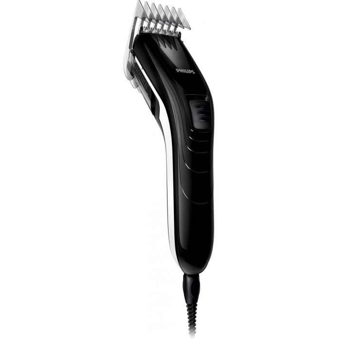 Philips QC5115/15 Cortapelos con Cable, Cuchillas de Acero Inoxidable Autoafilables, 11 Posiciones (3-21mm), Silencioso, Fácil Limpieza 0 Philips QC5115/15 Cortapelos con Cable, Cuchillas de Acero Inoxidable Autoafilables, 11 Posiciones (3-21mm), Silencioso, Fácil Limpieza 0
