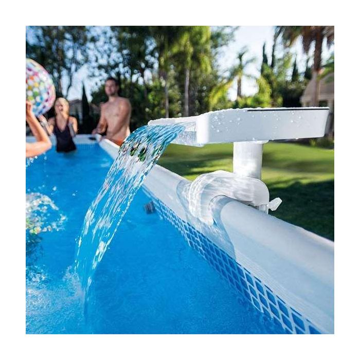 Cascada agua con luces led multicolor adaptable a piscinas intex 38x33,5x31,5 cm 6 Cascada agua con luces led multicolor adaptable a piscinas intex 38x33,5x31,5 cm 6
