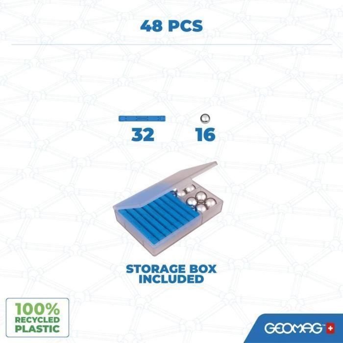 Geomag GEO0871772002826 Juego de Construcción Magnético Clásico 48 Piezas A partir de 3 Años 4