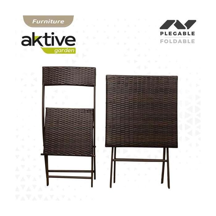 Conjunto de Mesa con 2 Sillas Aktive 6