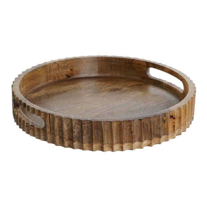 Bandeja Colonial DKD Home Decor Marron Oscuro 30 x 5 x 30 cm Bandeja Colonial DKD Home Decor Marron Oscuro 30 x 5 x 30 cm
