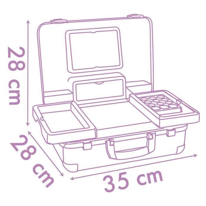 Smoby - Gabby y la Casa Mágica - Maleta de belleza fácil de transportar - 13 accesorios incluidos: peinado, uñas, maquillaje - 4 Smoby - Gabby y la Casa Mágica - Maleta de belleza fácil de transportar - 13 accesorios incluidos: peinado, uñas, maquillaje - 4