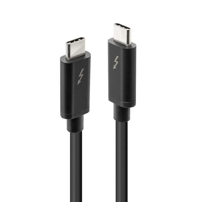 Lindy Cable Thunderbolt 3 2m Pasivo USB-C, 20Gbps Datos, 4K 60Hz Dual Display, 100W Carga PD, Daisy-Chain 6 Dispositivos 0 Lindy Cable Thunderbolt 3 2m Pasivo USB-C, 20Gbps Datos, 4K 60Hz Dual Display, 100W Carga PD, Daisy-Chain 6 Dispositivos 0