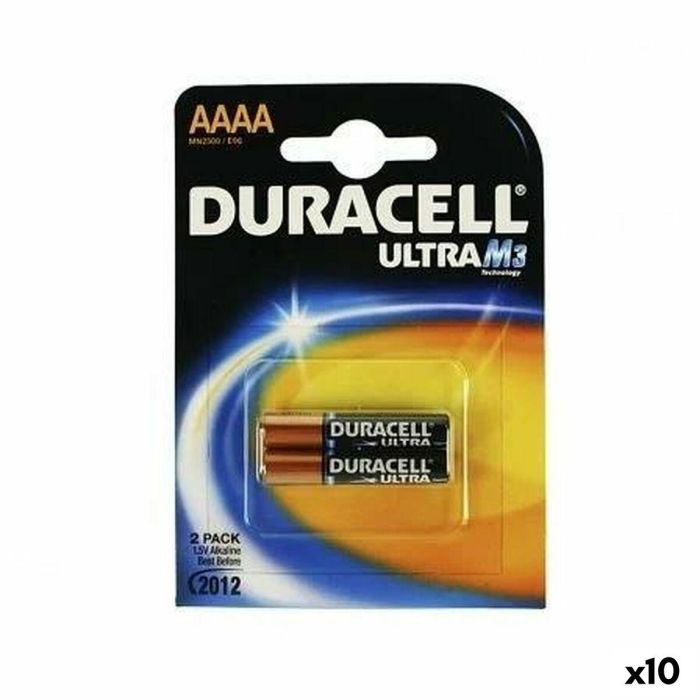 Pilas DURACELL 1,5 V AAAA (10 Unidades) 0 Pilas DURACELL 1,5 V AAAA (10 Unidades) 0