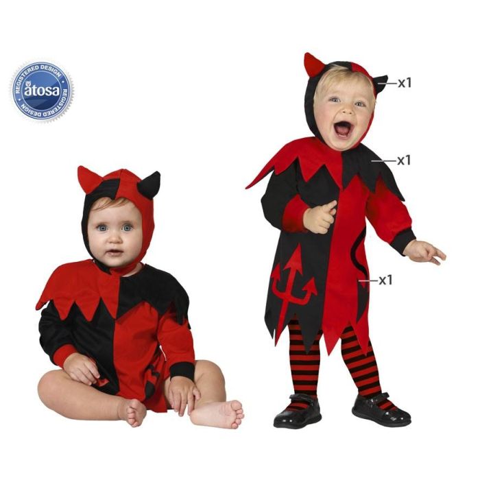 Disfraz Demonia Niña Bebé 24 Meses Halloween Disfraz Multicolor 0 Disfraz Demonia Niña Bebé 24 Meses Halloween Disfraz Multicolor 0