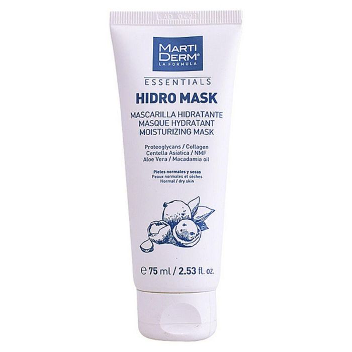 Martiderm ESSENTIALS HIDRO-MASK Tratamiento Facial Mascarilla Hidratante Profunda y Nutritiva para Piel Normal a Seca 75 ml Martiderm ESSENTIALS HIDRO-MASK Tratamiento Facial Mascarilla Hidratante Profunda y Nutritiva para Piel Normal a Seca 75 ml