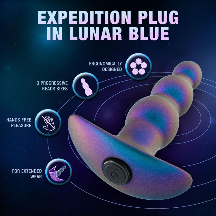 Plug Anal Blush Anal Adventures Azul (10,2 cm) 4 Plug Anal Blush Anal Adventures Azul (10,2 cm) 4