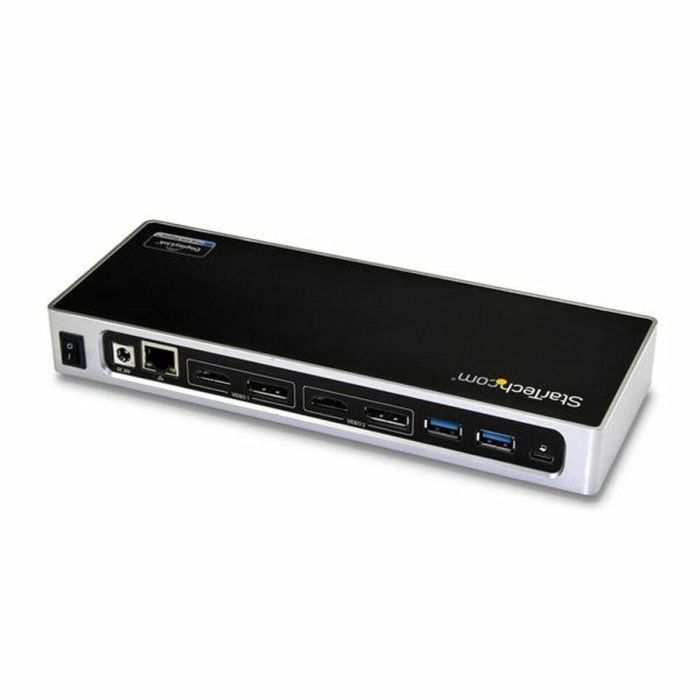 Hub USB Startech DK30A2DH Negro/Plateado Plateado 40 W 1 Hub USB Startech DK30A2DH Negro/Plateado Plateado 40 W 1