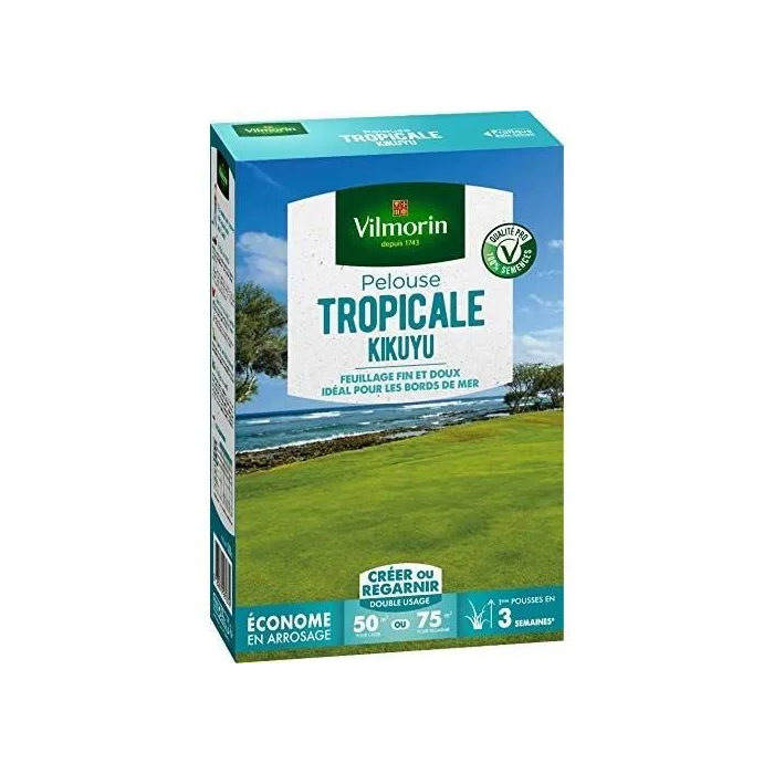 Vilmorin Semillas de Hierbas Tropicales Kikuyu 500 g 2