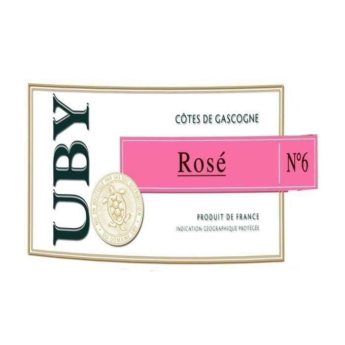 UBY N ° 6 Côtes de Gascogne Rosé - Vino rosado 1