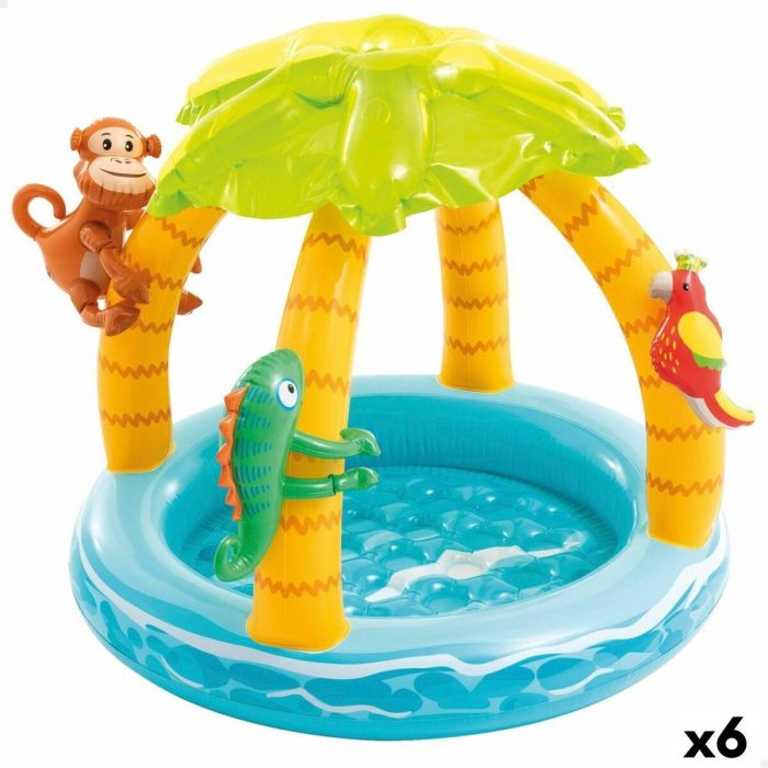 Piscina Hinchable para Niños Intex Animales Isla 45 L 102 x 89 x 102 cm (6 Unidades)