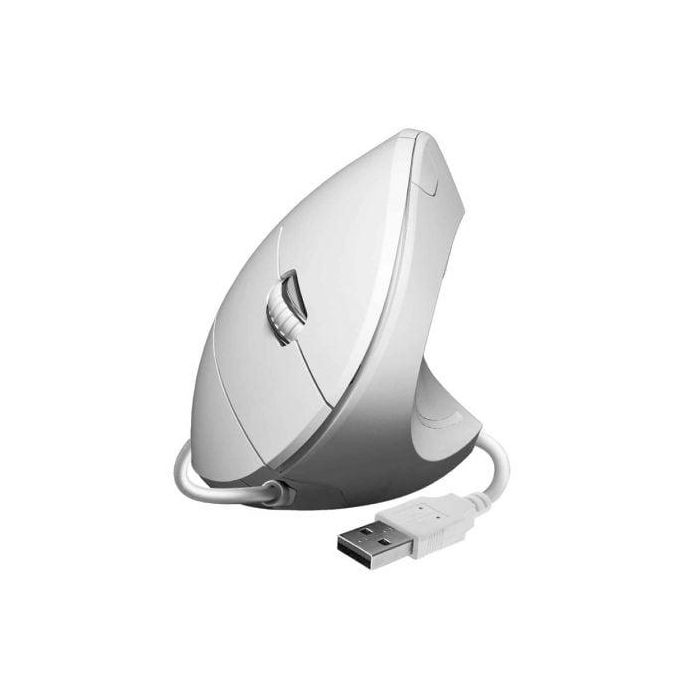 Ratón Ergonómico Subblim Glide Vertical Ergo Wired/ Hasta 1600 DPI/ Blanco Ratón Ergonómico Subblim Glide Vertical Ergo Wired/ Hasta 1600 DPI/ Blanco