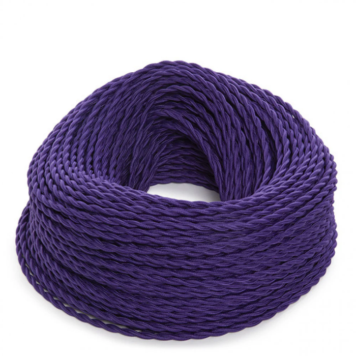 Cable Trenzado 2x0,75 x 1M SKD-CT275-PURPLE 12 Cable Trenzado 2x0,75 x 1M SKD-CT275-PURPLE 12