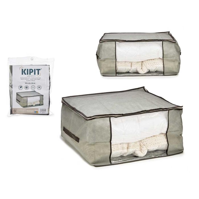 Caja Guarda Ropa Gris 60X45X30Cm Kipit (24 Unidades) Caja Guarda Ropa Gris 60X45X30Cm Kipit (24 Unidades)