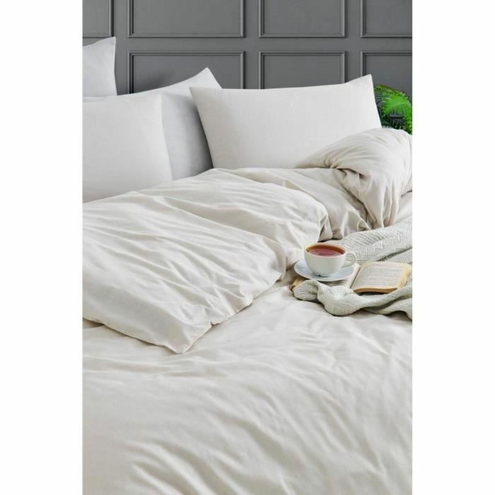 Juego de funda nórdica Beige Cama de 200 3 Piezas 3 Juego de funda nórdica Beige Cama de 200 3 Piezas 3