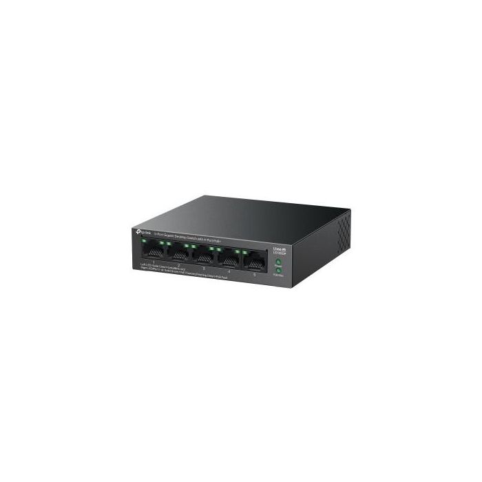 TP-Link LS105GP Switch Gigabit de sobremesa 5 Puertos RJ45 10/100/1000 con 4 Puertos PoE+ 2