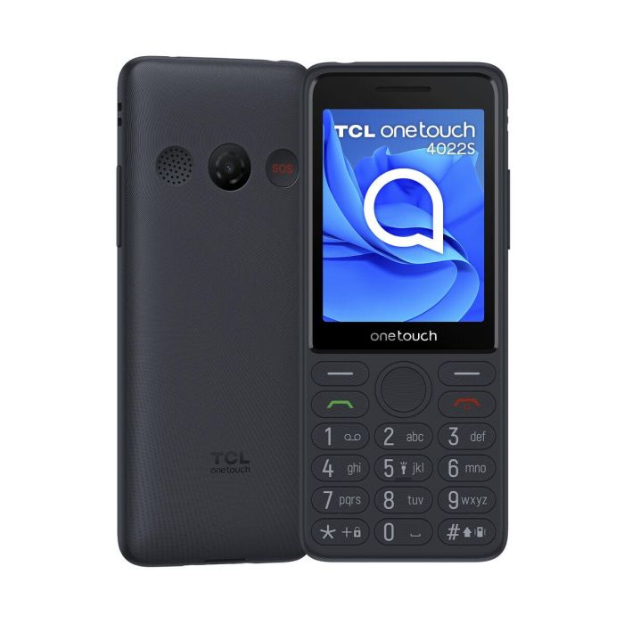 TCL Onetouch 4022S Teléfono Móvil para Personas Mayores con Pantalla 2.8", Botón SOS, Teclado Grande y Base de Carga - Gris 0 TCL Onetouch 4022S Teléfono Móvil para Personas Mayores con Pantalla 2.8", Botón SOS, Teclado Grande y Base de Carga - Gris 0