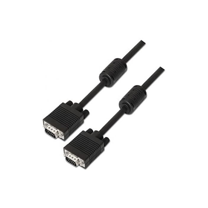 Cable VGA NANOCABLE 10.15.0101 Negro 1 m 4 Cable VGA NANOCABLE 10.15.0101 Negro 1 m 4