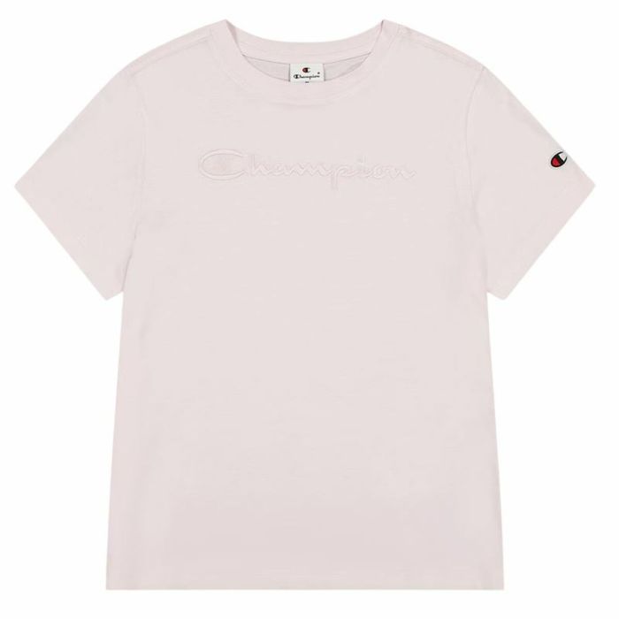 Camiseta de Manga Corta Mujer Champion Champion Crewneck Rosa