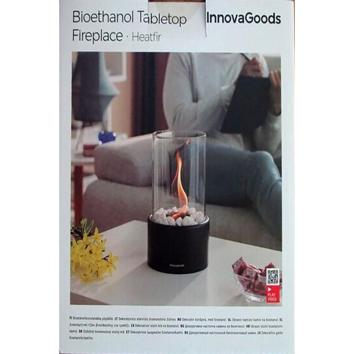 Chimenea de Mesa de Bioetanol Decorativa Heatfir InnovaGoods 13 Chimenea de Mesa de Bioetanol Decorativa Heatfir InnovaGoods 13