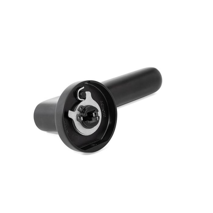 SYSTEM Roseta Modelo Ellipse Ø52mm Zamak - Acabado Negro Mate - Resistente y Duradera para Puertas y Muebles de Fácil Instalación 1